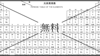 元素周期表の無料テンプレートをダウンロード